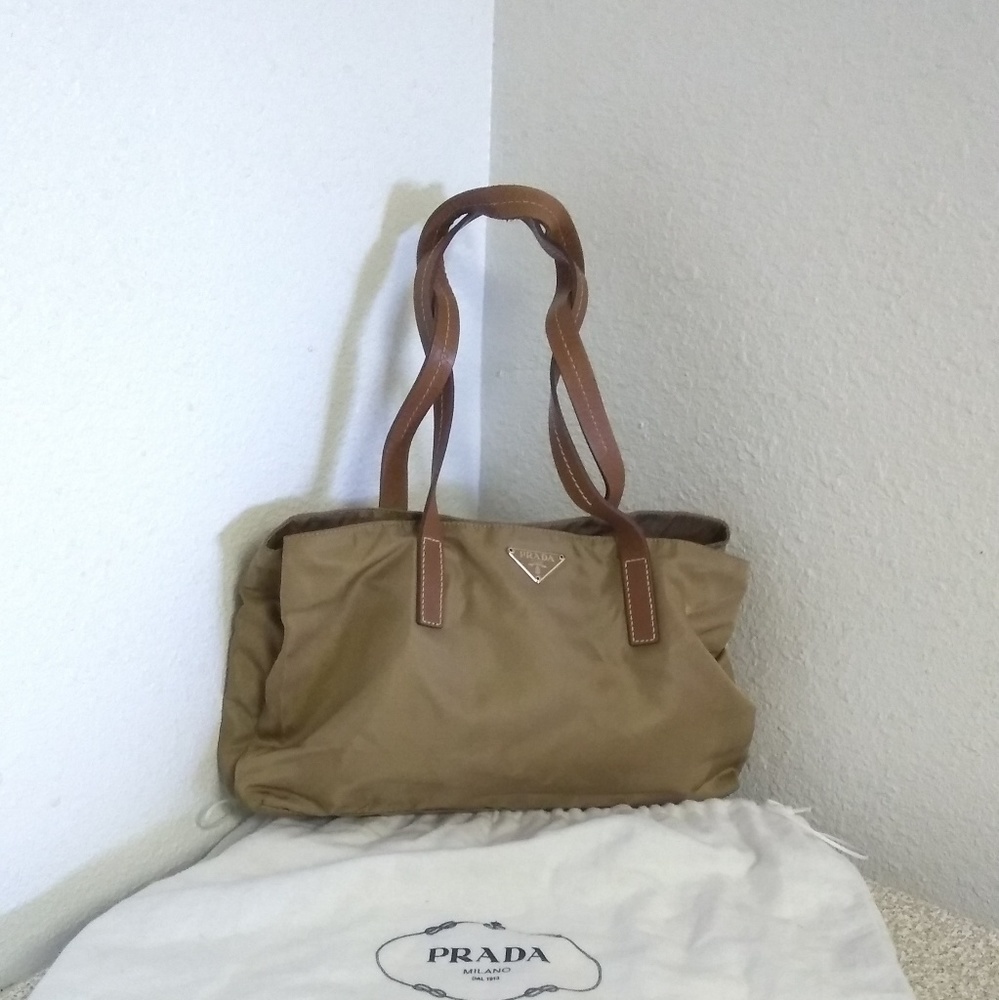 Prada Milano Tan Handbag